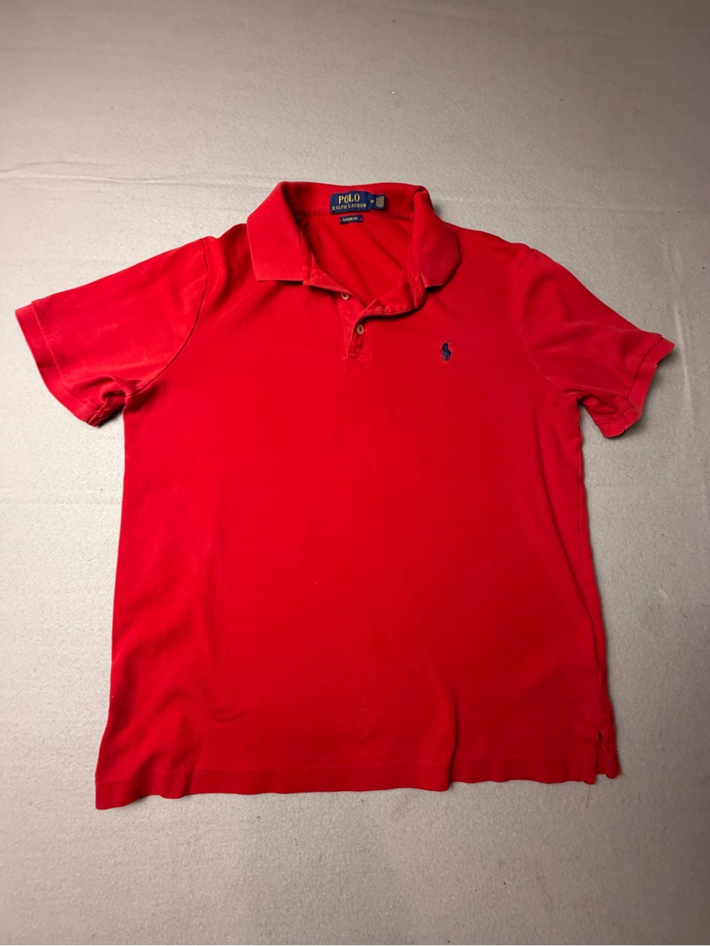 Polo by Ralph Lauren Men's Red Polo Shirt M